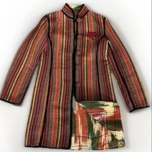 Double sided, Quilted Designer Handmade Coat